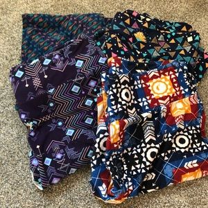 4 pairs of Lularoe leggings bundle